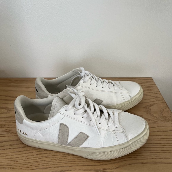Veja White and Gray Sneakers - Picture 3 of 9